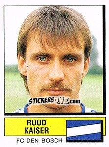 Sticker Ruud Kaiser - Voetbal 1987-1988 - Panini