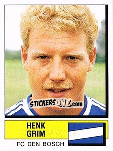 Sticker Henk Grim - Voetbal 1987-1988 n. 57 - Panini