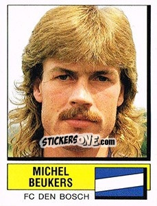 Figurina Michel Beukers - Voetbal 1987-1988 - Panini