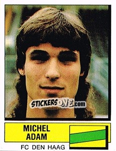Cromo Michel Adam - Voetbal 1987-1988 - Panini