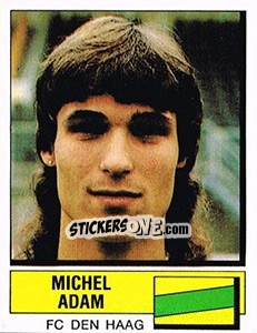 Figurina Michel Adam - Voetbal 1987-1988 - Panini