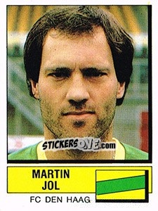 Sticker Martin Jol - Voetbal 1987-1988 - Panini