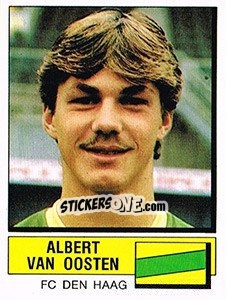Figurina Albert van Oosten - Voetbal 1987-1988 - Panini