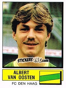 Sticker Albert van Oosten - Voetbal 1987-1988 n. 67 - Panini