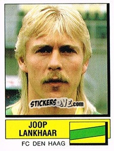 Sticker Joop Lankhaar - Voetbal 1987-1988 n. 68 - Panini