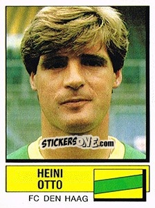 Sticker Heini Otto - Voetbal 1987-1988 - Panini