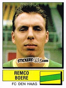 Sticker Remco Boere - Voetbal 1987-1988 - Panini