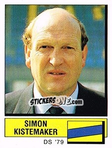 Sticker Simon Kistemaker - Voetbal 1987-1988 - Panini