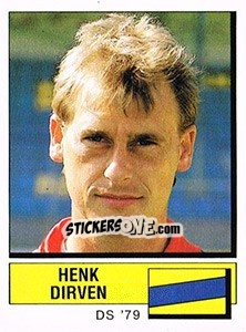 Figurina Henk Dirven - Voetbal 1987-1988 n. 81 - Panini