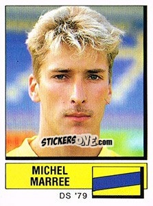 Figurina Michel Marree - Voetbal 1987-1988 - Panini