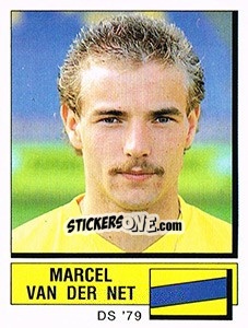 Sticker Marcel van der Net - Voetbal 1987-1988 - Panini