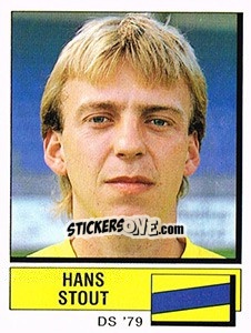 Sticker Hans Stout - Voetbal 1987-1988 - Panini