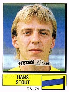 Sticker Hans Stout - Voetbal 1987-1988 n. 88 - Panini