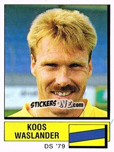 Figurina Koos Waslander - Voetbal 1987-1988 - Panini