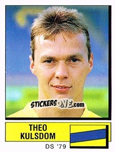 Sticker Theo Kulsdom - Voetbal 1987-1988 n. 92 - Panini