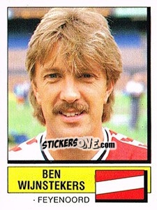 Figurina Ben Wijnstekens - Voetbal 1987-1988 - Panini