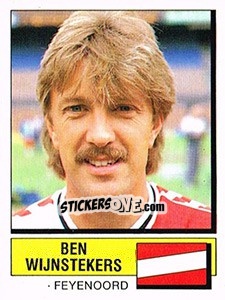 Sticker Ben Wijnstekens - Voetbal 1987-1988 n. 100 - Panini