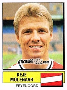 Sticker Keje Molenaar - Voetbal 1987-1988 n. 103 - Panini