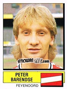 Sticker Peter Barendse - Voetbal 1987-1988 n. 106 - Panini