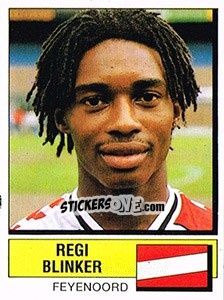 Sticker Regi Blinker - Voetbal 1987-1988 n. 107 - Panini