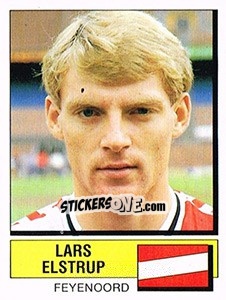 Sticker Lars Elstrup - Voetbal 1987-1988 n. 111 - Panini