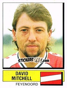 Figurina David Mitchell - Voetbal 1987-1988 - Panini
