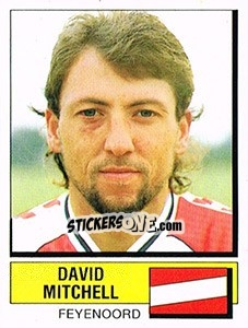 Sticker David Mitchell - Voetbal 1987-1988 n. 112 - Panini