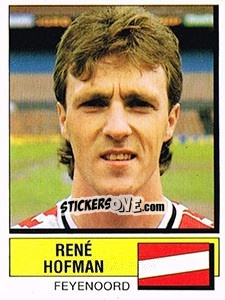 Sticker Rene Hofman - Voetbal 1987-1988 - Panini