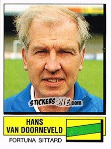 Sticker Hans van Doorneveld - Voetbal 1987-1988 - Panini