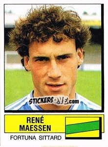 Sticker Rene Maessen - Voetbal 1987-1988 - Panini