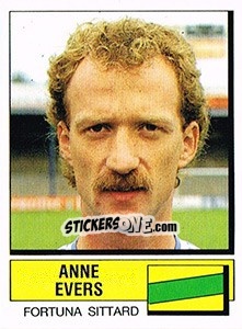 Sticker Anne Evers - Voetbal 1987-1988 n. 123 - Panini