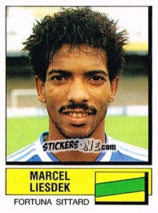Sticker Marcel Liesdek - Voetbal 1987-1988 n. 125 - Panini