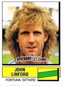 Sticker John Linford - Voetbal 1987-1988 n. 129 - Panini