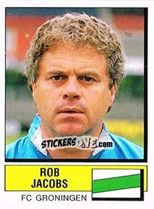 Sticker Rob Jacobs - Voetbal 1987-1988 - Panini
