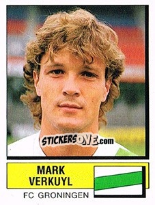 Sticker Mark Verkuyl - Voetbal 1987-1988 - Panini