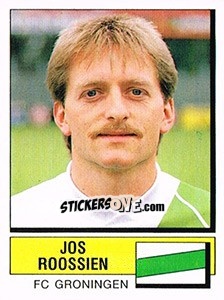Sticker Jos Roossien - Voetbal 1987-1988 n. 143 - Panini