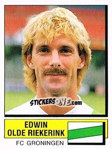 Cromo Edwin Olde Riekerink - Voetbal 1987-1988 - Panini