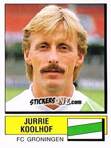 Sticker Jurrie Koolhof - Voetbal 1987-1988 n. 149 - Panini