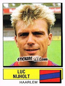 Cromo Luc Nijholt - Voetbal 1987-1988 - Panini