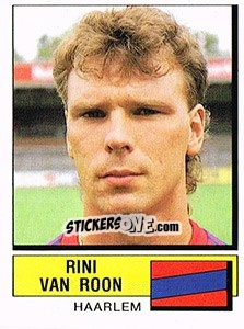 Sticker Rini van Roon - Voetbal 1987-1988 n. 166 - Panini