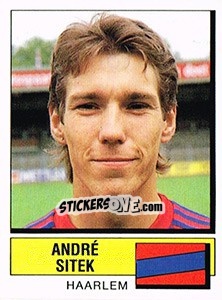 Sticker Andre Sitek - Voetbal 1987-1988 - Panini