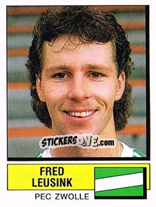 Cromo Fred Leusink - Voetbal 1987-1988 - Panini