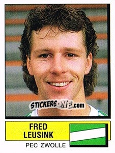 Sticker Fred Leusink - Voetbal 1987-1988 n. 173 - Panini