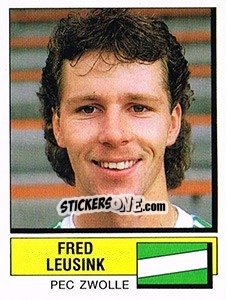 Figurina Fred Leusink - Voetbal 1987-1988 - Panini