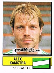 Sticker Alex Kamstra - Voetbal 1987-1988 n. 174 - Panini