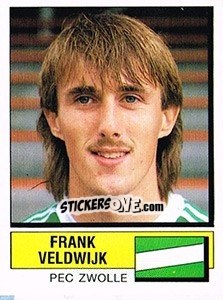 Sticker Frank Veldwijk - Voetbal 1987-1988 - Panini