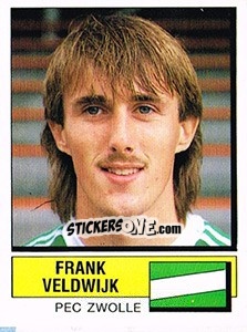 Sticker Frank Veldwijk - Voetbal 1987-1988 n. 175 - Panini
