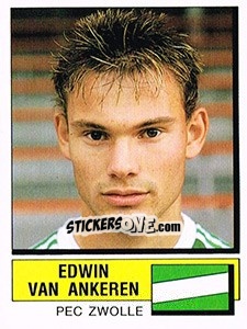 Sticker Edwin van Ankeren - Voetbal 1987-1988 n. 181 - Panini