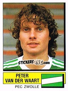 Sticker Peter van der Waart - Voetbal 1987-1988 - Panini