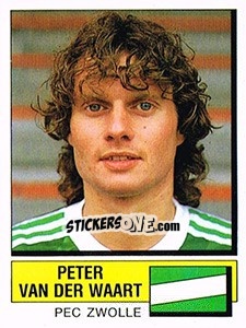 Sticker Peter van der Waart - Voetbal 1987-1988 n. 182 - Panini